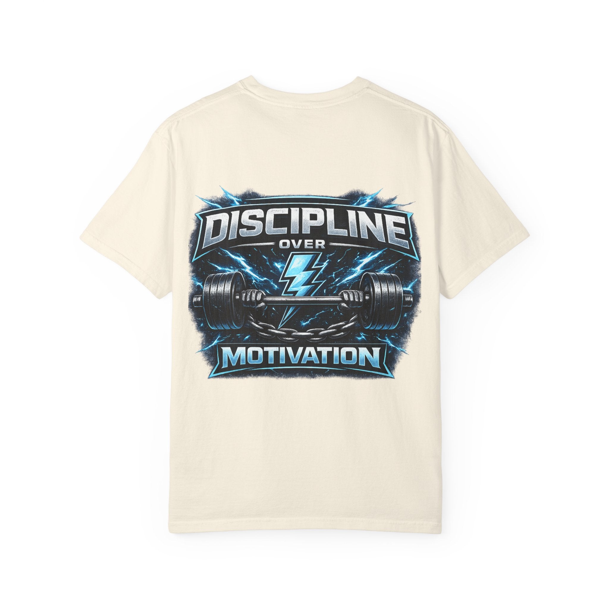 Discipline Over Motivation T-Shirt — Fitness Gym Graphic Tee