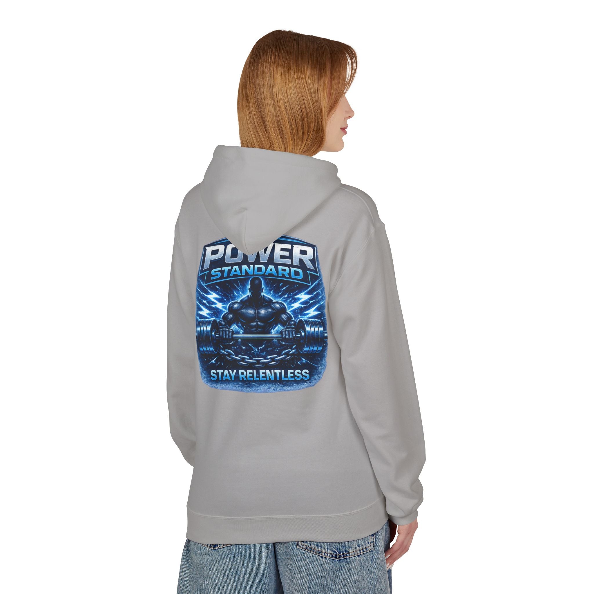 Power Standard "Stay Relentless" Unisex Midweight Softstyle Fleece Hoodie