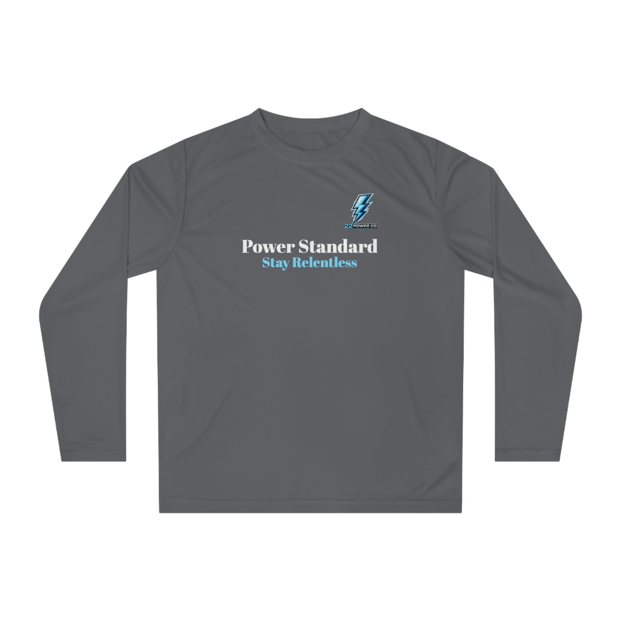 Power Standard Long Sleeve — Stay Relentless Performance Shirt
