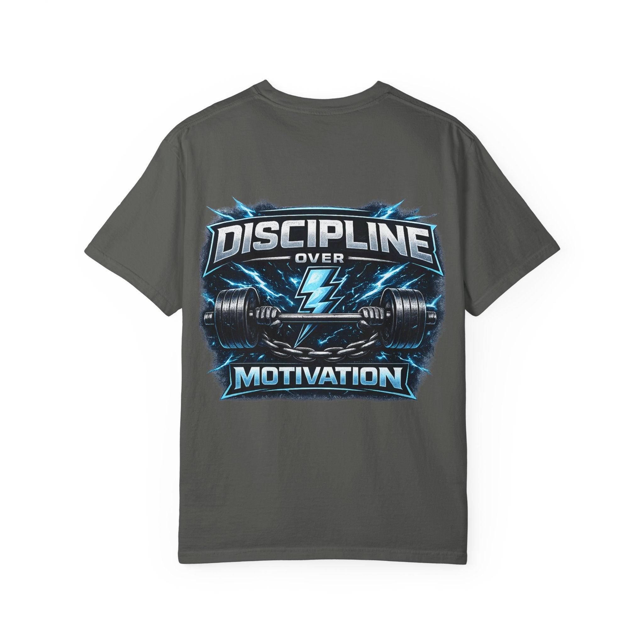 Discipline Over Motivation T-Shirt — Fitness Gym Graphic Tee