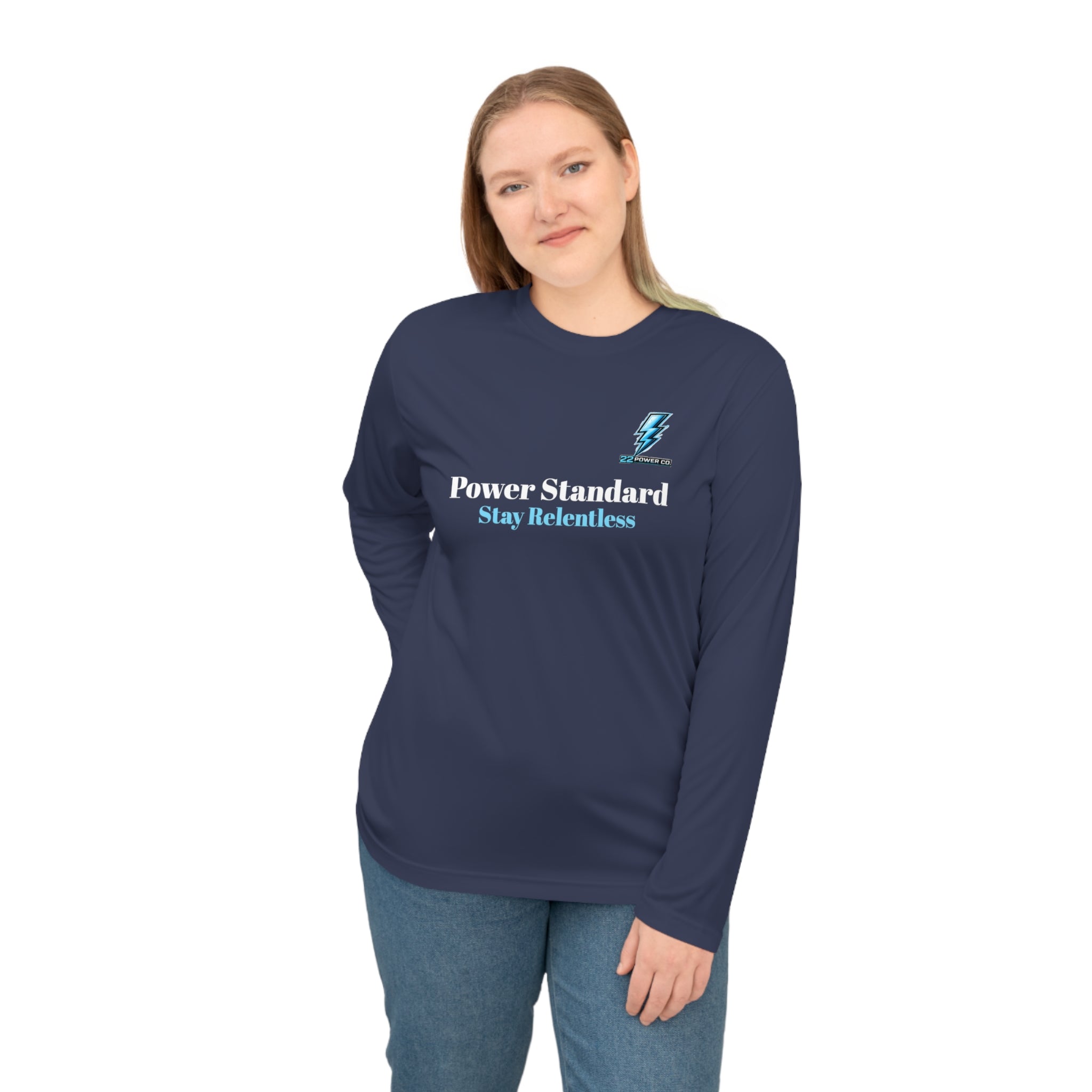 Power Standard Long Sleeve — Stay Relentless Performance Shirt