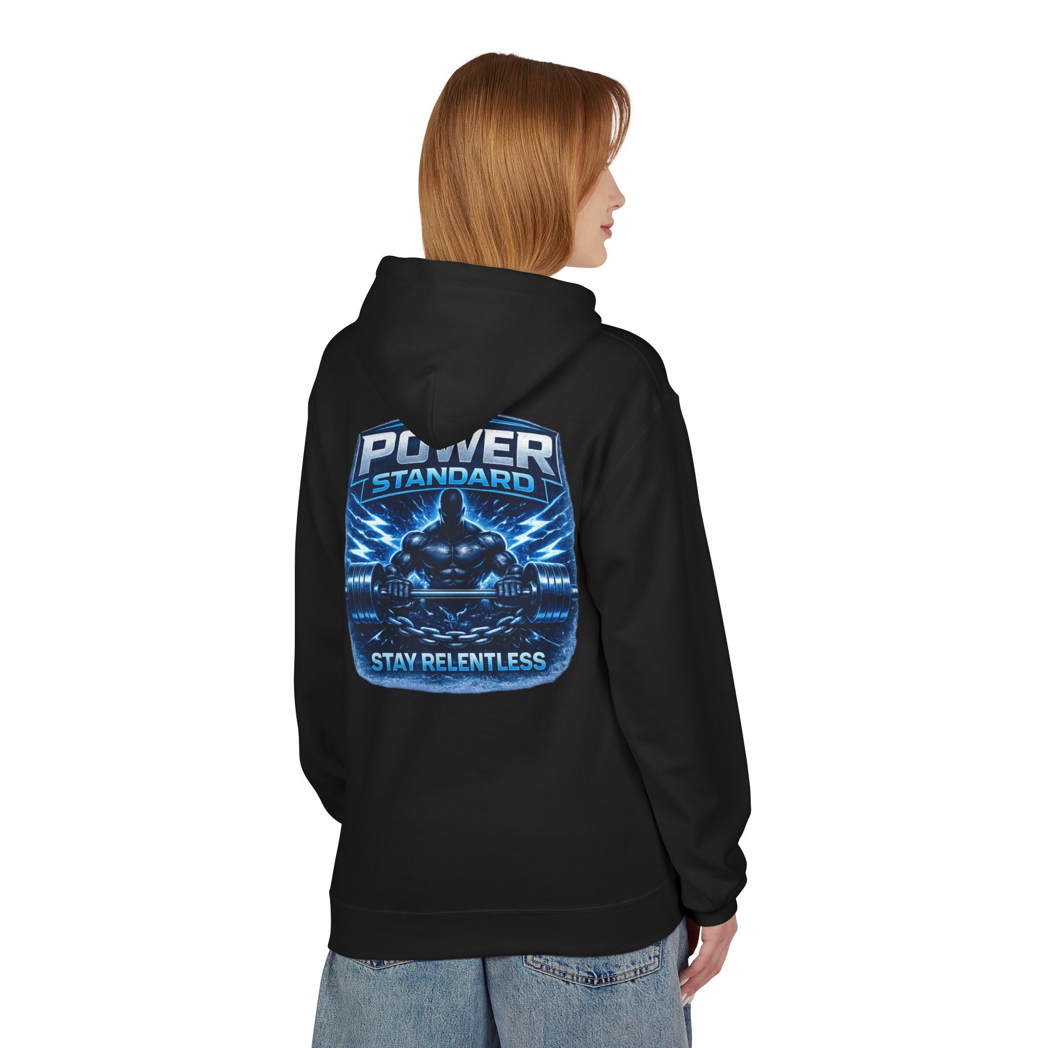 Power Standard "Stay Relentless" Unisex Midweight Softstyle Fleece Hoodie