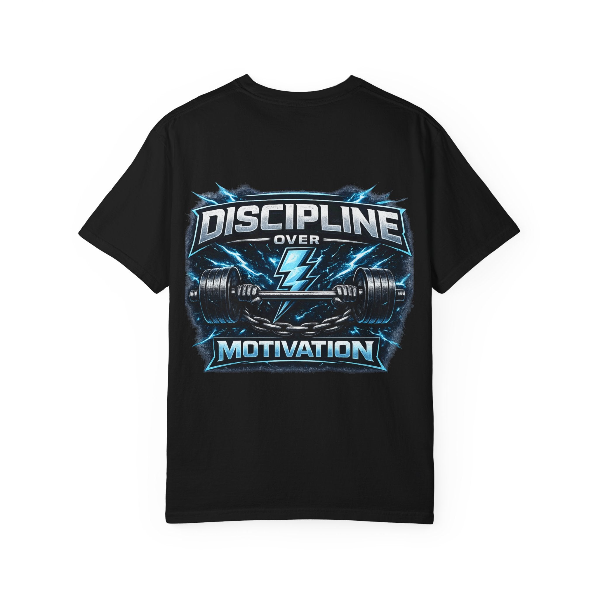 Discipline Over Motivation T-Shirt — Fitness Gym Graphic Tee