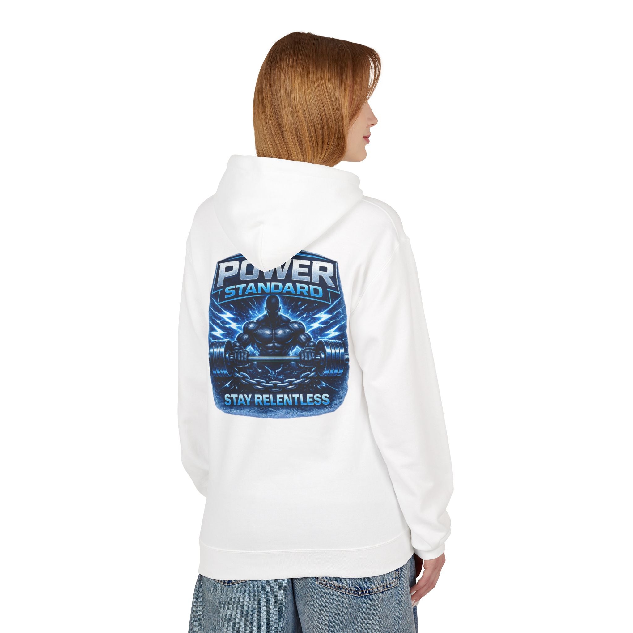 Power Standard "Stay Relentless" Unisex Midweight Softstyle Fleece Hoodie