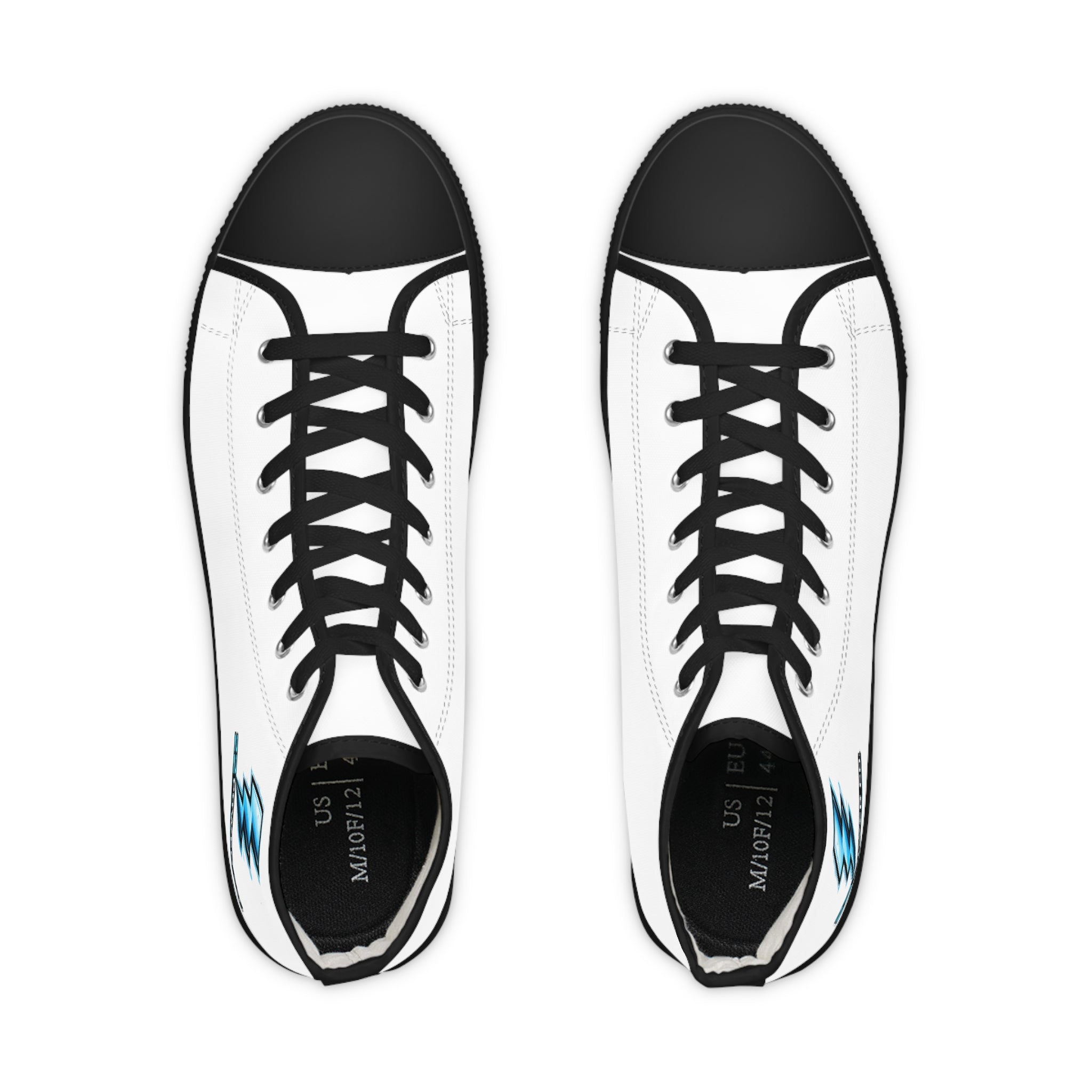 22 Power Co. High Top Sneakers — Men’s White Shoes