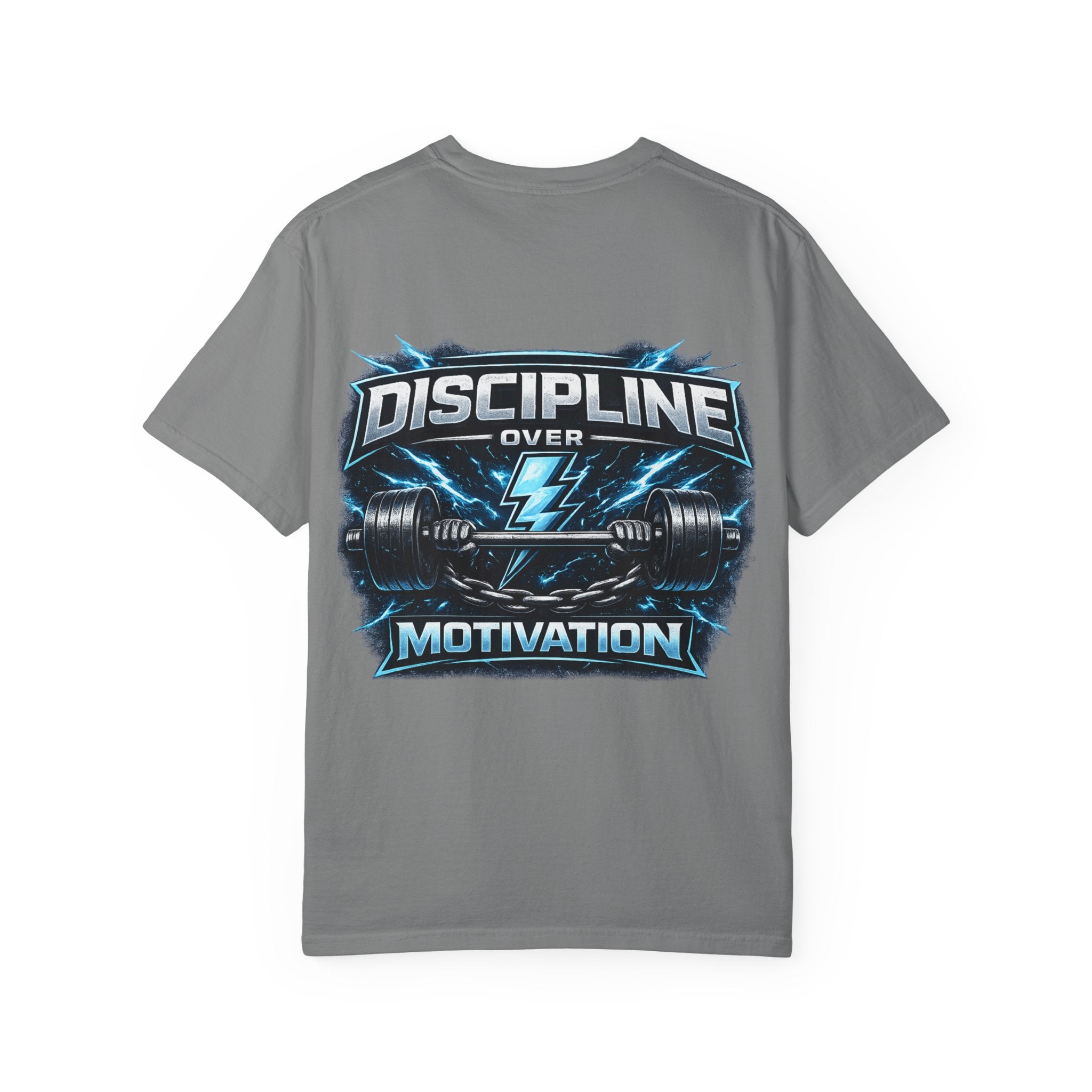 Discipline Over Motivation T-Shirt — Fitness Gym Graphic Tee