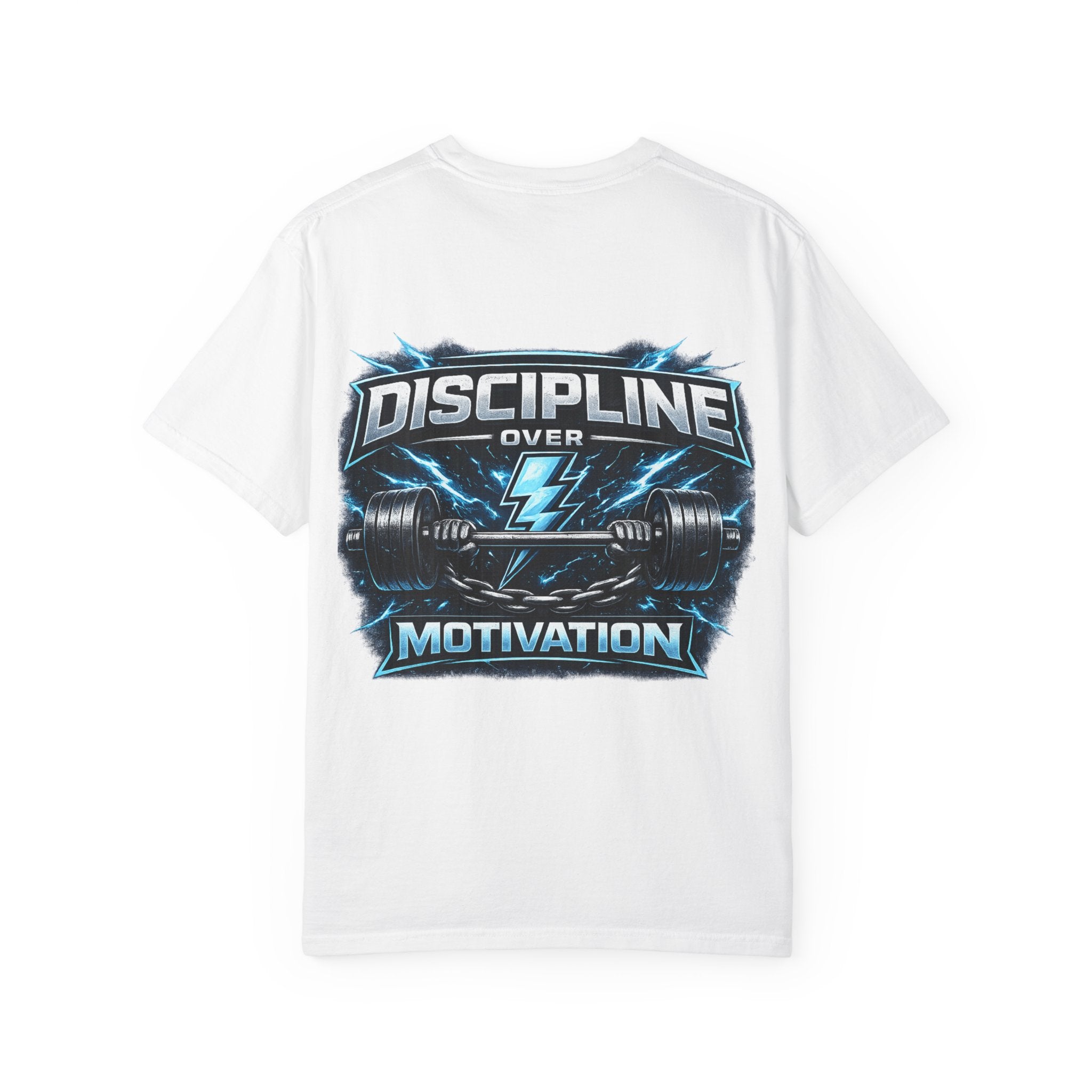 Discipline Over Motivation T-Shirt — Fitness Gym Graphic Tee